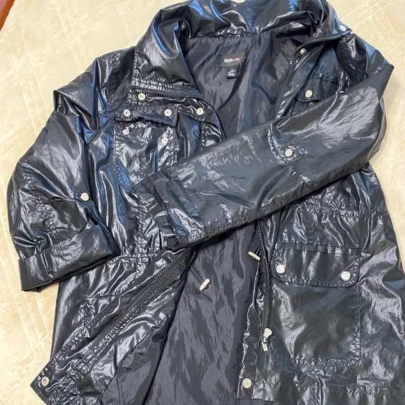 STYLE & Co. rain wind coat - Picture 6 of 12